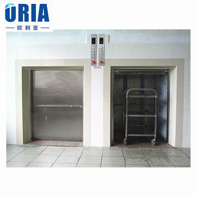 中国 100KG-300KG Food Service Lift Oria-F014 Stainless Steel AC Lift Drive 0.35m/s 販売のため