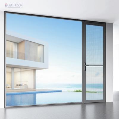 China Waterproof/Soundrpoof/Heat Proof Fuson Installation Window System Large Aluminum Windows Swing Casement Window for sale