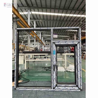 China Waterproof/Soundrpoof/Thermal Break Fuson Vancouver Balcony Window Hurricane Proof Impact Resistance Aluminum Glazed Windows Low-E Heat Proof for sale