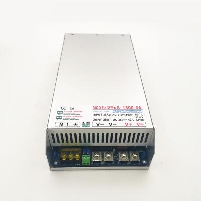 China High quality 2000W 24V 83AA switching power supply with PFC function input 220vac DC transformer RSP-2000-24 S-2000-24 for sale