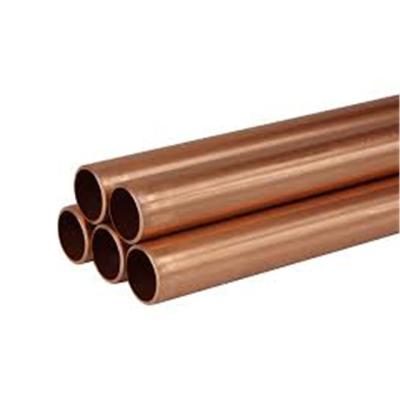 China Air Condition Or Refrigerator 8mm Diameter Straight Hard Copper Pipe Temper ASTM C10100 C10200 Copper Tube for sale