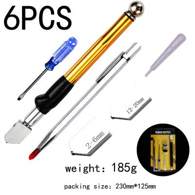 China China Metal Wheel Diamond Glass Roller Cutting Head Glass Cutters jiangbao 6pcs Glass Cutting and Tile Cutter Time Steel Wood Ceramic pcs for sale