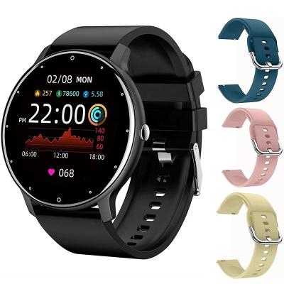 China Dibet ZL02 Fashion Touch Screen 1.28 Inch Touch Around Screen Heart Rate Monitor Smart Watch Smart Bracelet Wristwatch for sale