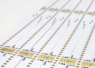 Κίνα Διπλό στρώμα LED COB PCB ευέλικτο πλακέτο κυκλωμάτων με λευκό πίνακα και μαύρο σχέδιο κειμένου προς πώληση