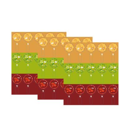 China Hot-selling Eco-friendly Self Adhesive Labels Customized With Various Patterns, Paper Stickers, Fruit Stickersrtyuio for sale