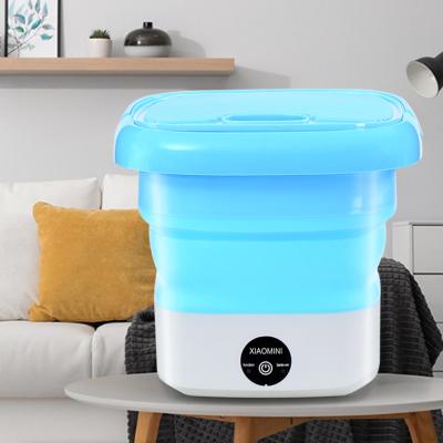 China High Efficiency Wholesale Mini Portable Folding Washer Collapsible Collapsible Dryer Washing Machine Small For Baby for sale