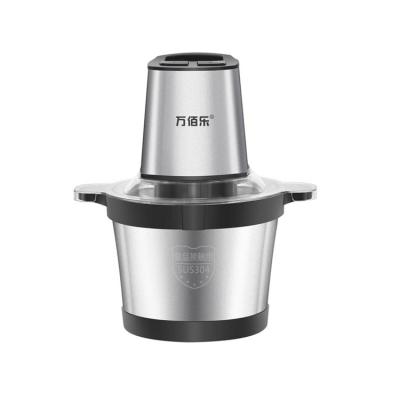 China Garlic Chopper Food Processor Commercial Stainless Mini Multifunctional Meat Blender High Efficiency Steel Electric Grinder for sale