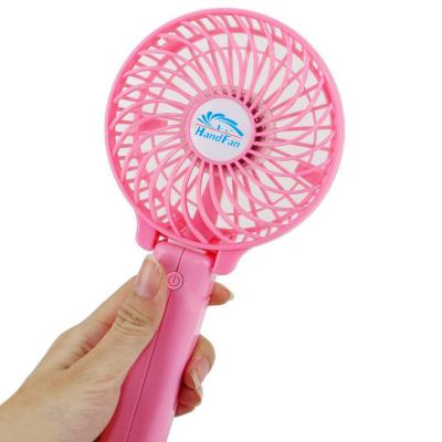 China Hotel In Stock Folding 4 Inch Rechargeable Hand Held Electric Mini Fan for sale