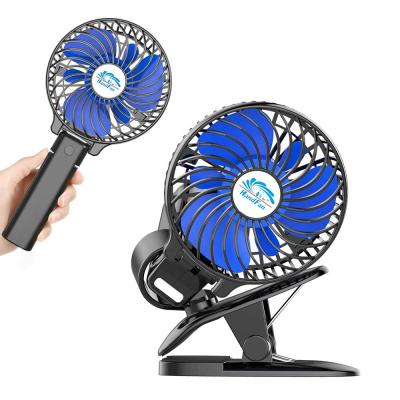 China HOT SALE USB Rechargeable Carrying Fan Clip On Mini Desk Fan Portable Baby Stroller Fan for sale