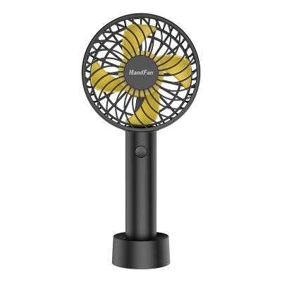 China Hotel HandFan Mini Air Cooling Fan 1200mAh Rechargeable Portable Hand Fan for sale