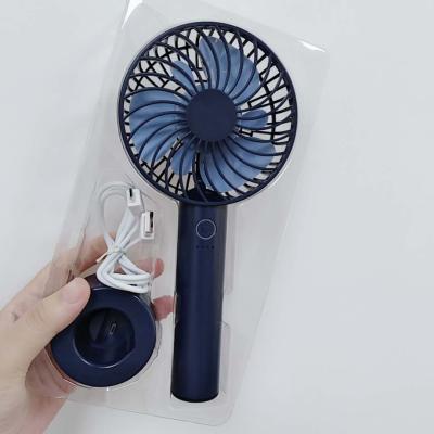 China 2 in 1 Handheld and Table Stand Promotional Gifts 2 in 1 Handy Electric Fan with Battery Cooler Mini Desktop USB Fan for sale