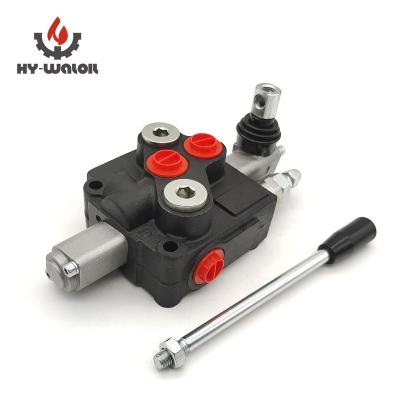 China Adopts parallel or oil circuit Hy-waloil DCV40 50L/min hydraulic tractor oil manual control Monoblock directional valve for sale