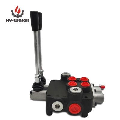 China Adopts Parallel Or Oil Circuit Hy-Waloil 2 Spools Hydraulic Valve P80 Monoblock Hydraulic Directional Control Valve for sale