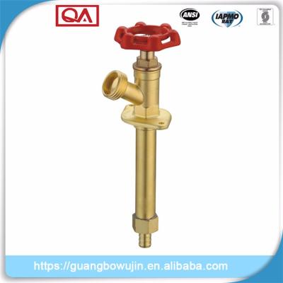 China Taizhou Thermostatic Faucets 3/4 Male Pipe Thread X 3/4 Female Weld Brass Wall Faucet for sale