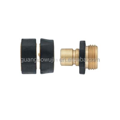 China Quick wholesale taizhou guangbo hose connector brass heavy duty pipe connect for sale