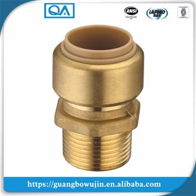 China Hot Selling Brass Push Fit Brass Fitting for sale