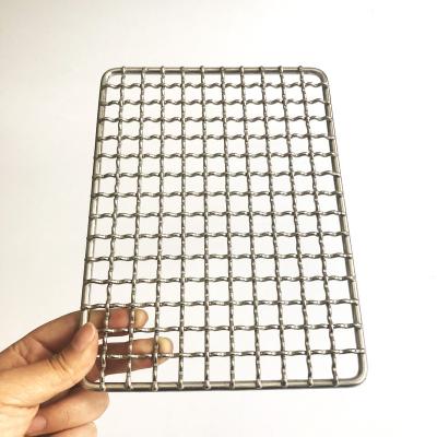 China Corrosion Resistance Customized Stainless Steel Grate Barbecue Grill Wire Mesh Food Grade Barbecue Wire Disposable Cooking Mesh for sale