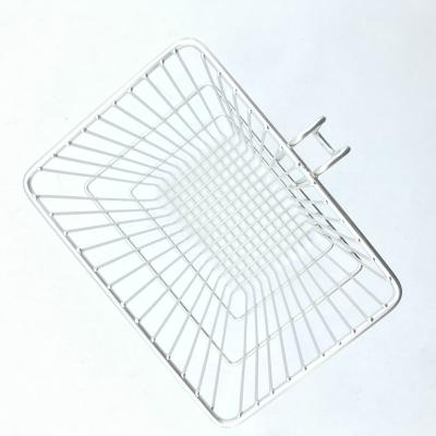 China Plain weave factory sale stainless steel mesh basket shelf/basket storage/stainless steel french fries basket for sale