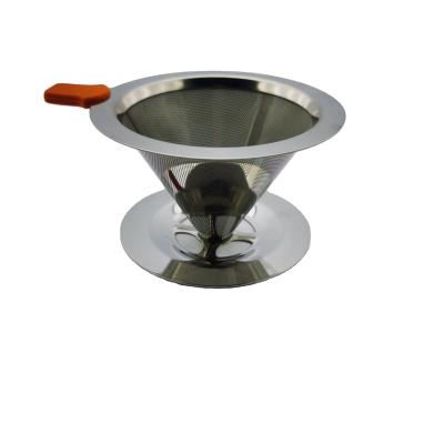 China Sustainable Wholesale High Quality 304 Stainless Steel Coffee Filter for sale