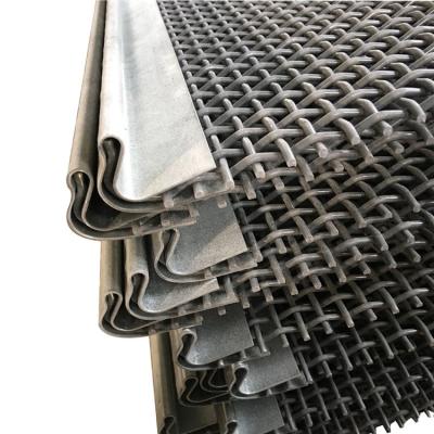 China High Tensile Corrosion Resistance Stainless Steel Split Weaving Crimped Wire Mesh For Mining Sieve Screen Mesh for sale