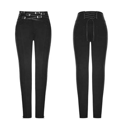 China PRAISE PUNK Breathable OK-329 On Sale Spandex Polyester Women Full Length Jeans Pants for sale