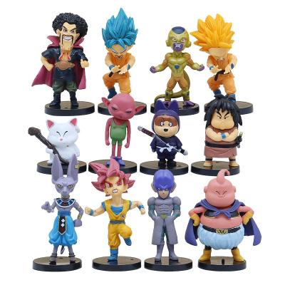 China TOY Anime Model Figure Q version Cartoon Gacha Doll Goku Vegeta Billus Desktop Ornament ACL 103758 for sale