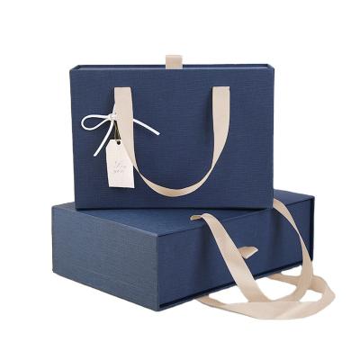 China Recyclable Portable Type Empty Box Gift Boxes Drawer Tote Bag for sale