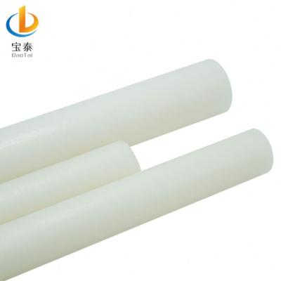 China High Mechanical Strength Engineering Lubricate Pa6 Rods Natural Extruded Nylon Bar for sale