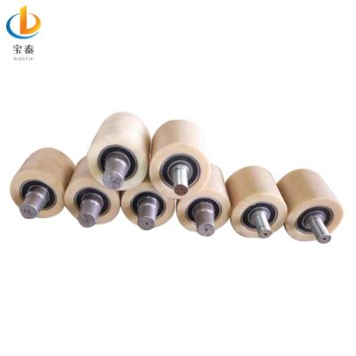 China Baotai Mc Hotel Conveyor Nylon Roller Ball Bearing Nylon Guide Roller for sale