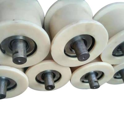 China Conveyor Nylon Roller Nylon Guide Ball Bearing Nylon Roller for sale