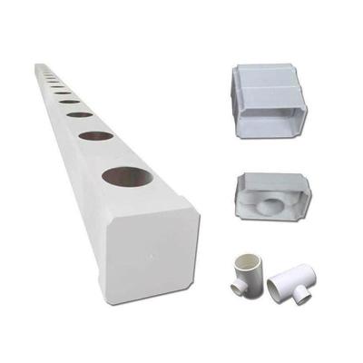 China Sample 5-7 Days Square PVC Hydroponic Channel NFT for Optimal Plant Growth for sale