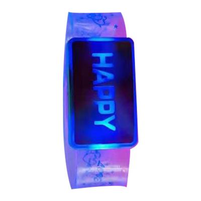 China Luminous Wristband Children's Gift Led Flash Watch Silicone Wrist Band Festival Party Props OY00038 for sale