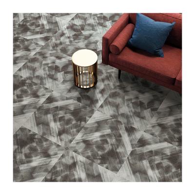 China DIY muti-colors Commercial 50*50cm Loop Pile Non-Slip Polyester Office Hotel Flooring Carpet Tiles for sale