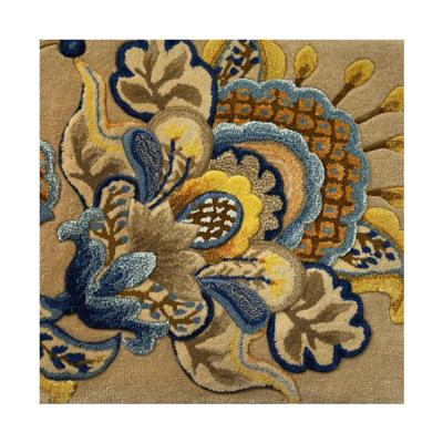 China CLASSIC handmade wool living room wool rug, wool plush rug for sale