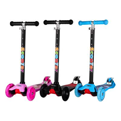 China Factory instant wholesale professional production PU wheel widened modern fashion directly printing three wheel pedal scooter for sale