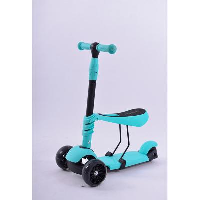 China Wholesale Safety Cheap Folding Scooter Cheap Safety PU Wide Wheel Scooter Children Tricycles Balance 3 Wheel Scooter for sale