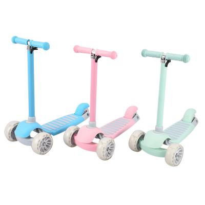 China PU factory direct wholesale adjustable balance scooter push kick scooter 3 wheel scooter for sale