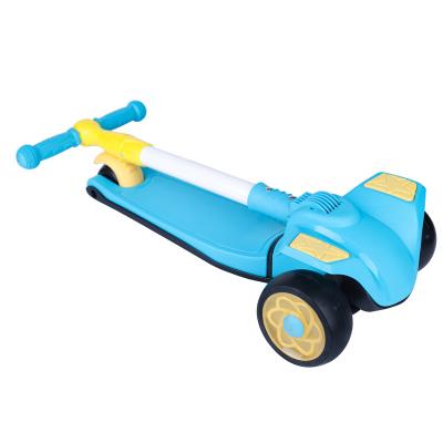 China Wholesale PU Widened Snap Wheel Kids Scooter Premium Design Easy To Store High Quality Performance Mobility Three Wheel Folding Scooter for sale