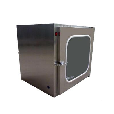 China Cleanroom manufacture high quality gmp clean room pass through conveyor stainless steel dynamic pass box for sale