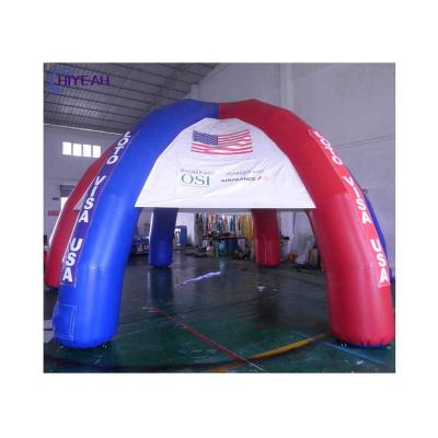 China High Quality PVC Tarpaulin or Oxford Cloth Flame Retardant Event Customized Inflatable Spider Dome Tent for sale