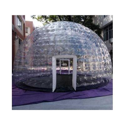 China Transparent PVC Dome Tent Clear Inflatable Party House Airtight PVC Tent for sale