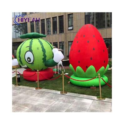 China Decoration Event Sowing Advertising Inflatable Watermelon Inflate Inflatable Air Strawberry for sale