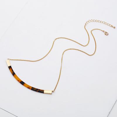 China Bib Casual/Sporty Acrylic Necklace For Women Turtle Necklace Collar Fashion Jewelry for sale