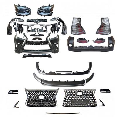 China Plastic Auto Body Kit Include Rear Bumper Front Assembly Head Light Tail Light For Lexus GX460 2010-2019 Old Upgrade To 2020 New Model for sale