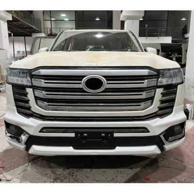 China 2022 Plastic Facelift Pearl White Modellista Style Body Kit For Toyota Land Cruiser LC300 LC 300 Upgrade FJ300 Body Kits for sale