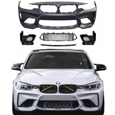 China Plastic M3C Front Bumper Set For BMW 3 Series F30 Body Kit Perfect Fitment 2012-2018 for sale