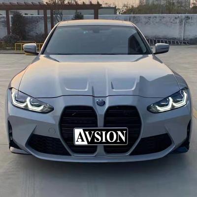 China Plastic Upgrade M3 Model Body Kit For BMW 3 Series G20 2019-2021 Include Front Bumper Grille Hood Damper Headlight Side Skirt for sale