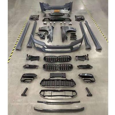 China Plastic body kit for BMW 5 series G30 G38 2020-2022 year turning to M5 body kit include front and rear bumpers for sale