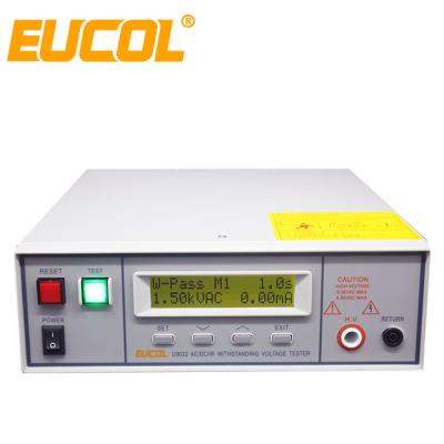 China EUCOL DC Voltage and Insulation Resistance Tester U9012 Series AC/DC Withstand Voltage Tester U9012 for sale