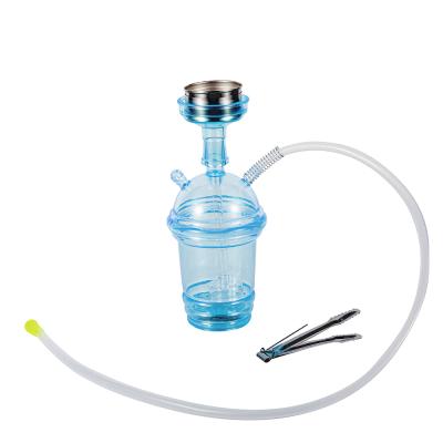 China Wholesale Cheap Custom Acrylic Hot Selling Hookah Shisha Cup For Travel Hookah Shisha Hookah Mini Cup Portable Car With LED Light for sale